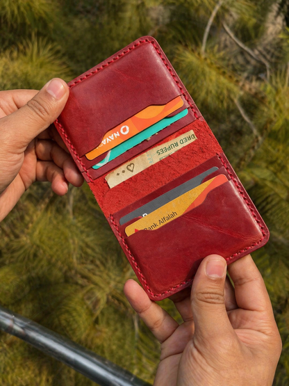 Pure Leather (Vertical Leather Card Holder)