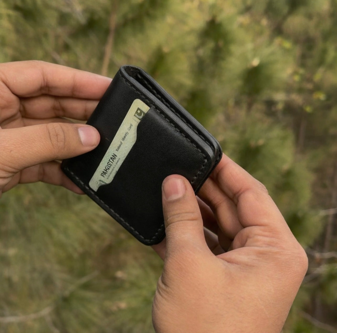 Pure Leather (Vertical Leather Card Holder)