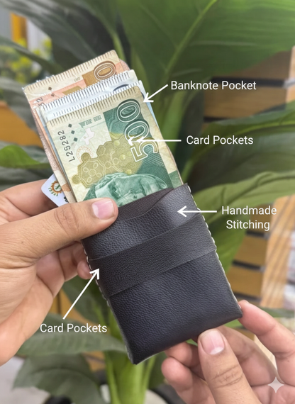 Flip Pure Leather Wallet