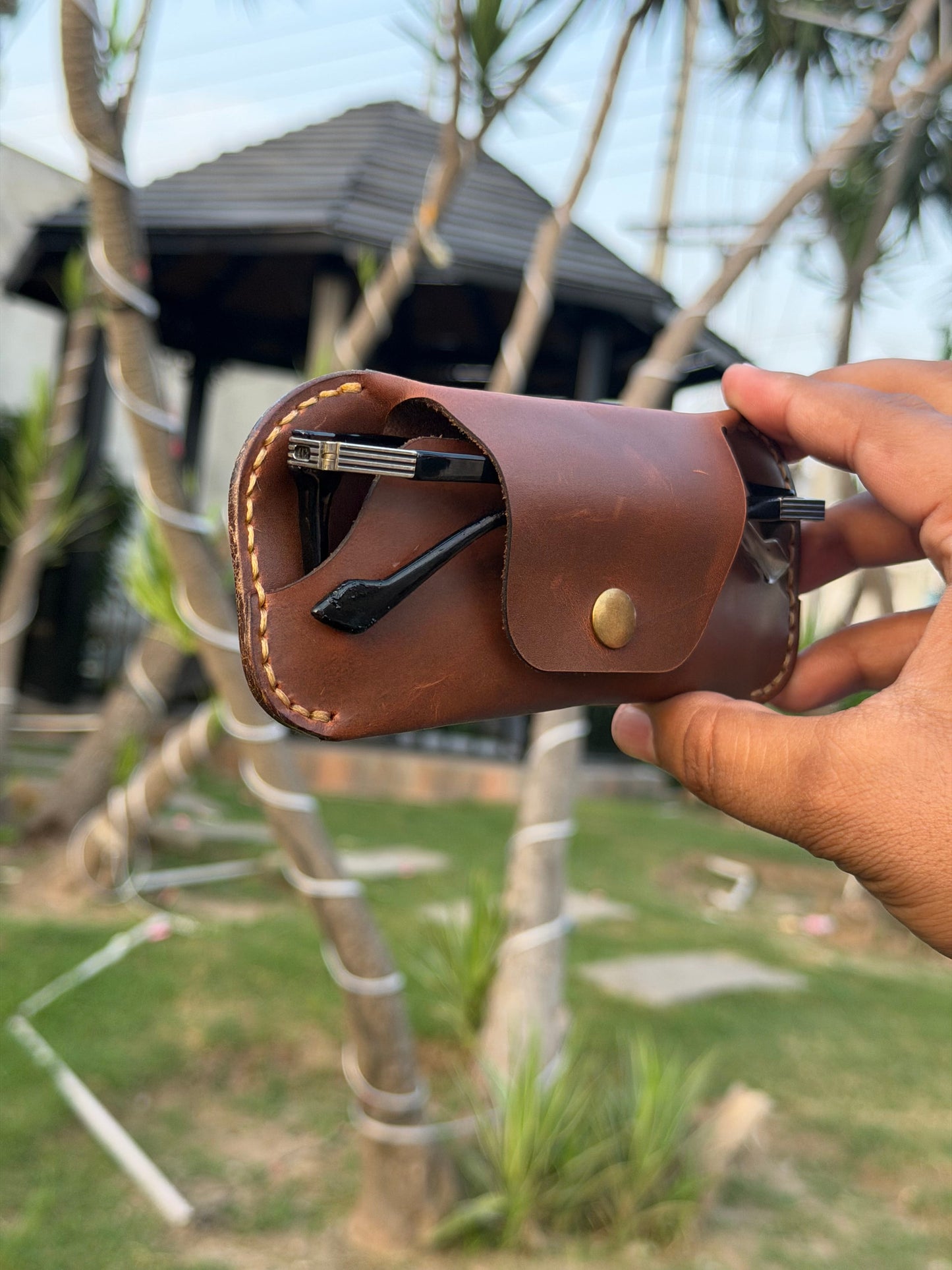 GOAT Leather Sunglasses Cover/Pouch