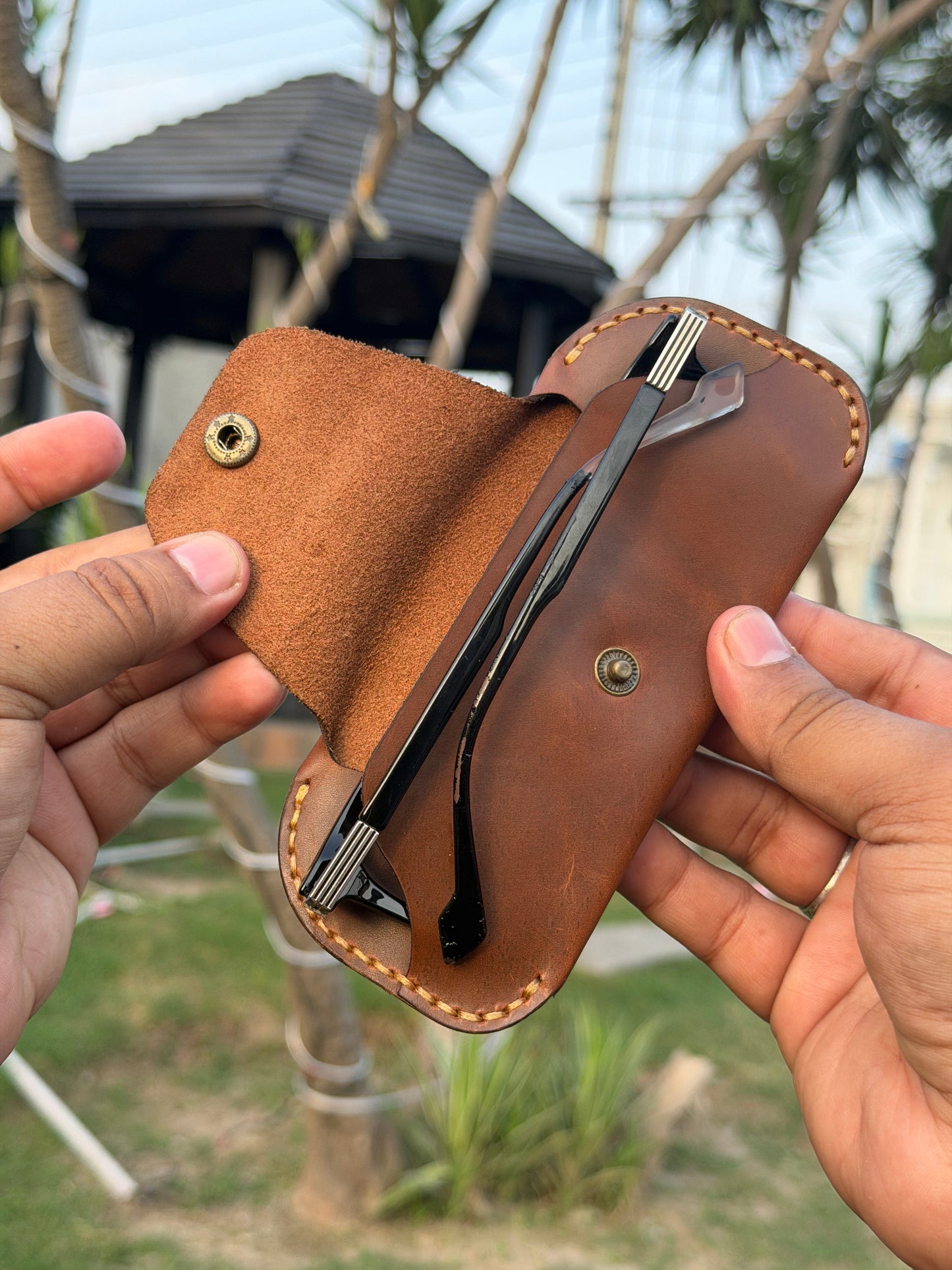 GOAT Leather Sunglasses Cover/Pouch