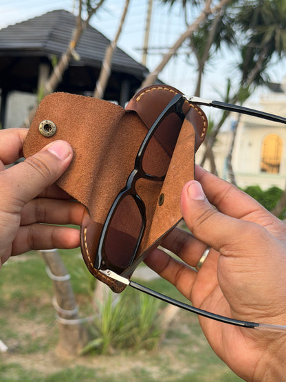 GOAT Leather Sunglasses Cover/Pouch