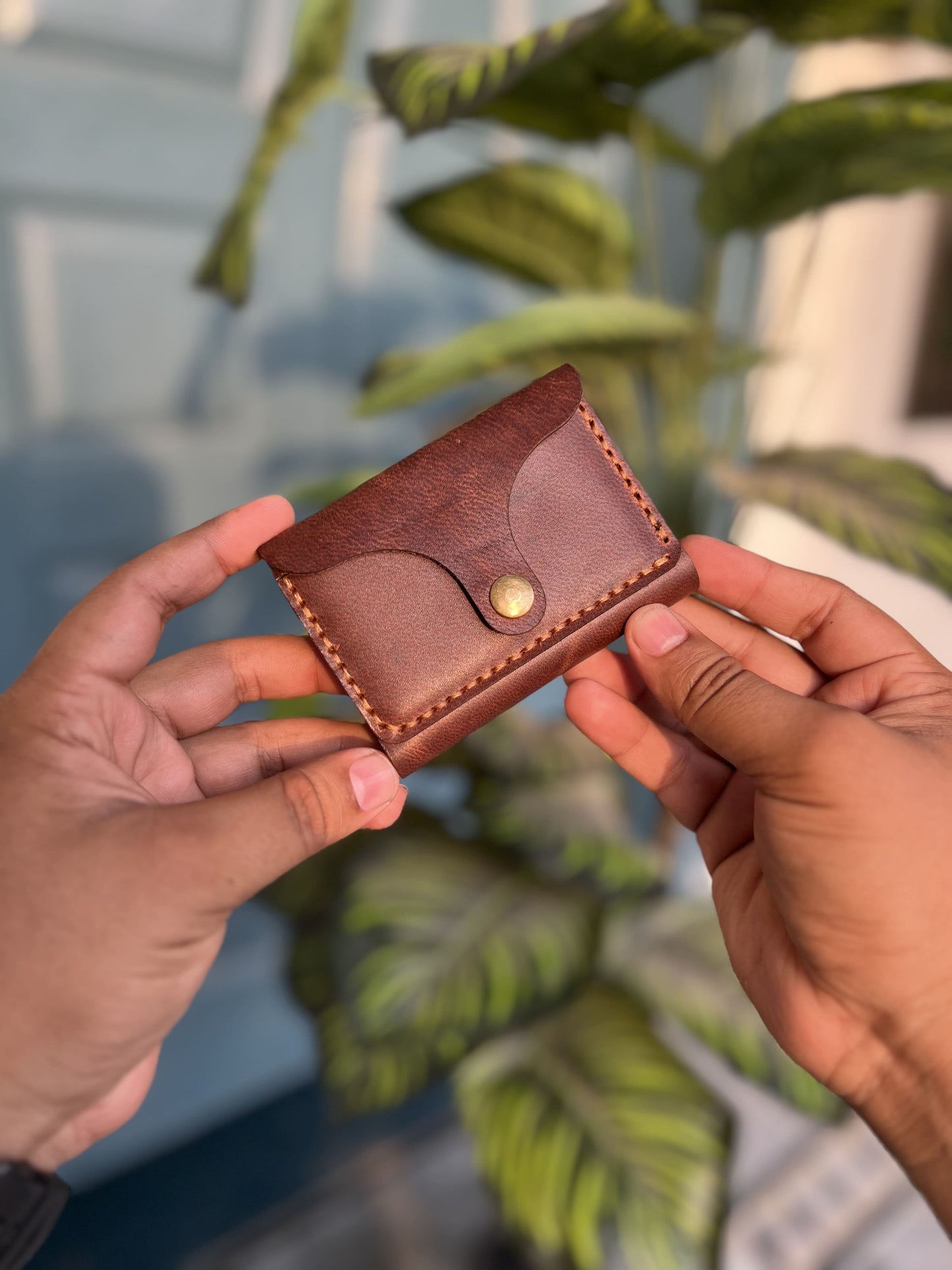 SnapVault GOAT - Leather Wallet
