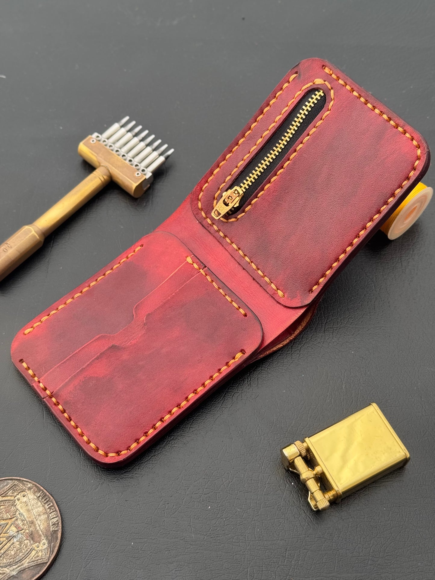 BiFold Red Cow VegTan
