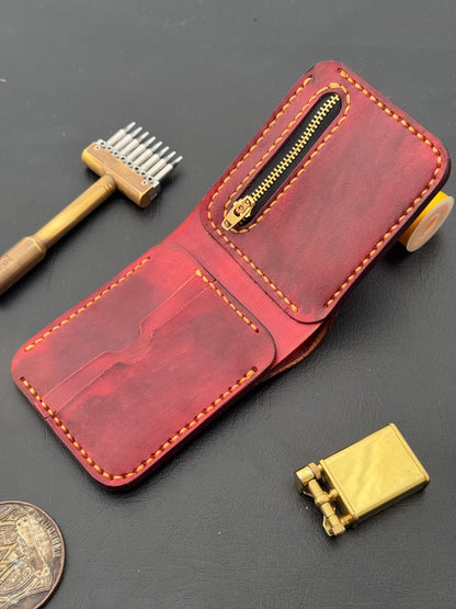 BiFold Red Cow VegTan