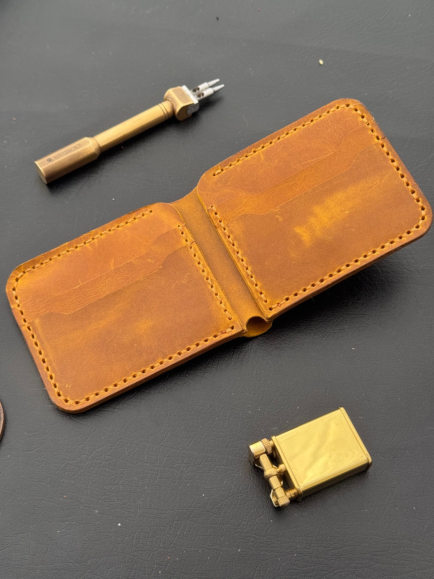 BiFold Pullup Leather Wallet