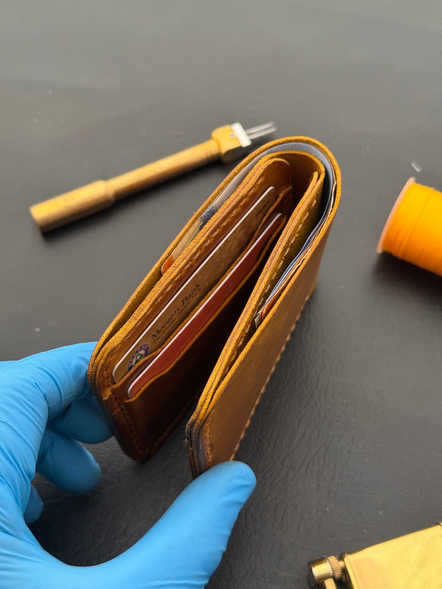 BiFold Pullup Leather Wallet