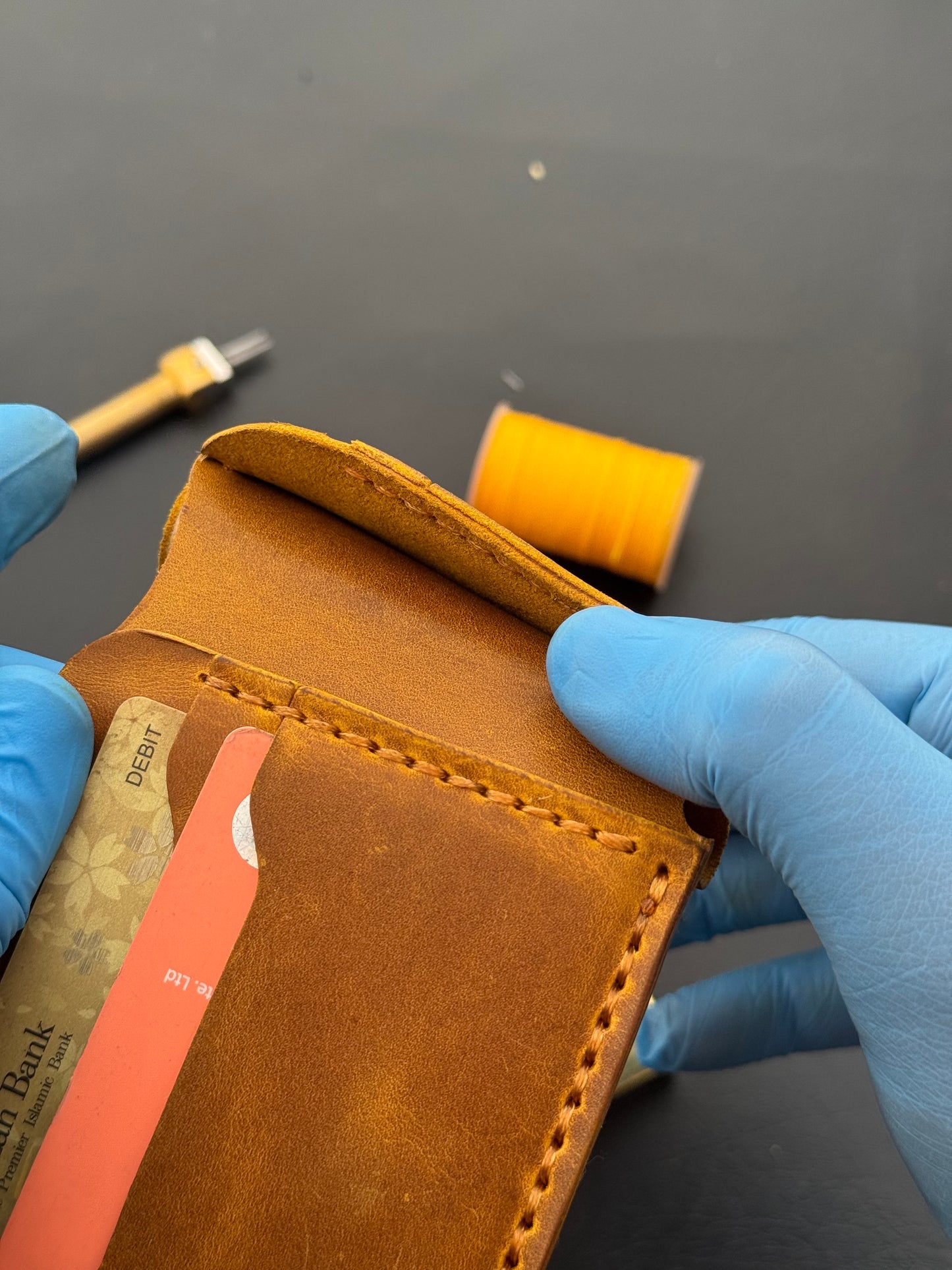BiFold Pullup Leather Wallet
