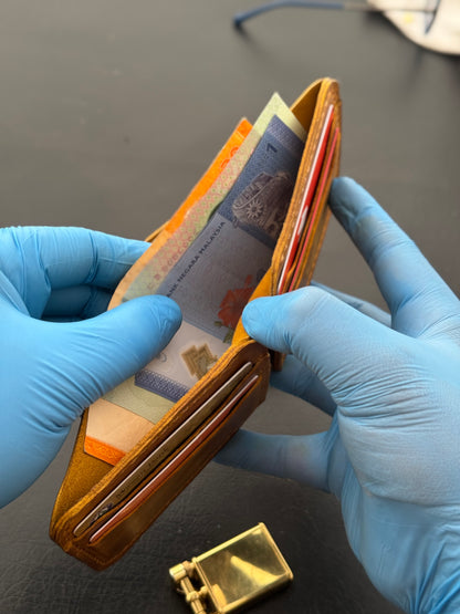 BiFold Pullup Leather Wallet