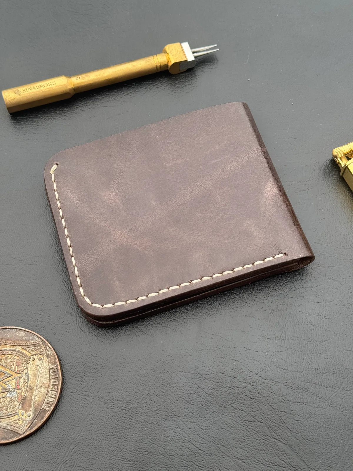 BiFold Pullup Leather Wallet