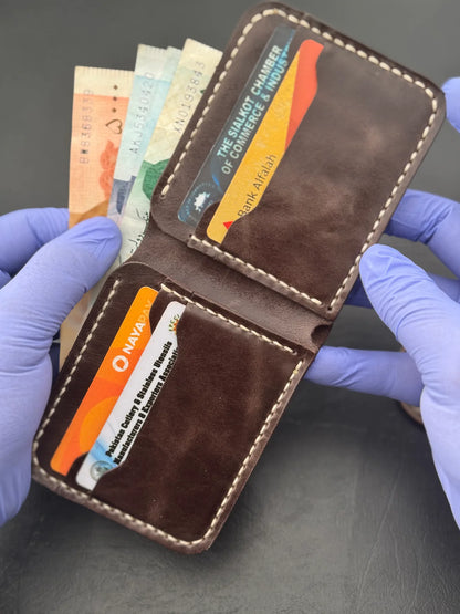 BiFold Pullup Leather Wallet