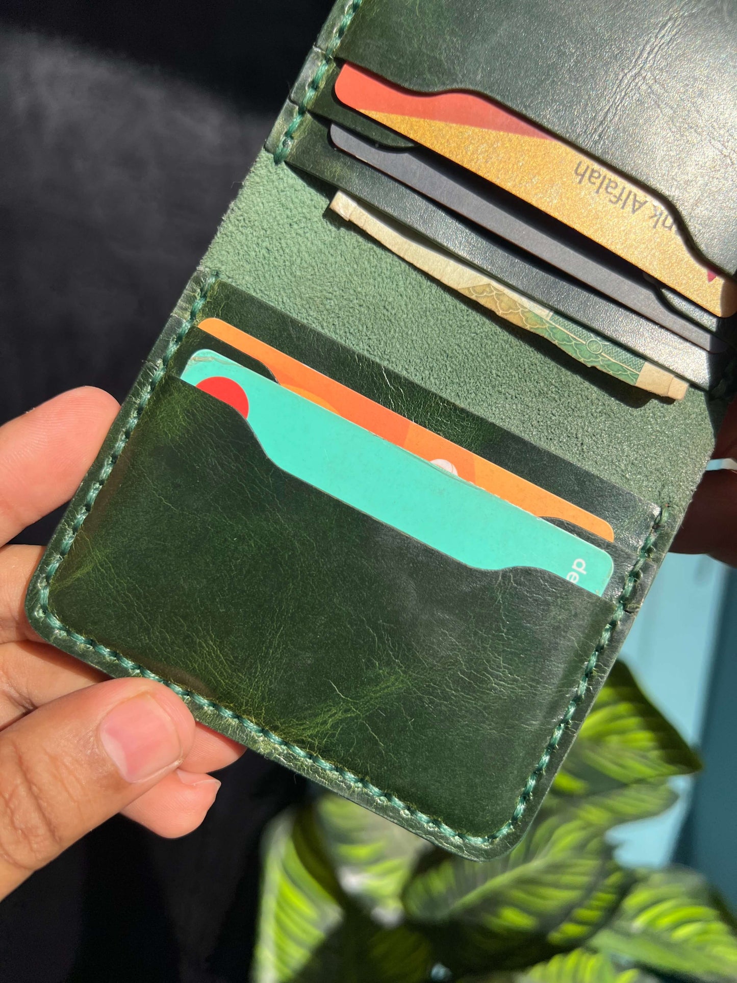 Pure Leather (Vertical Leather Card Holder)