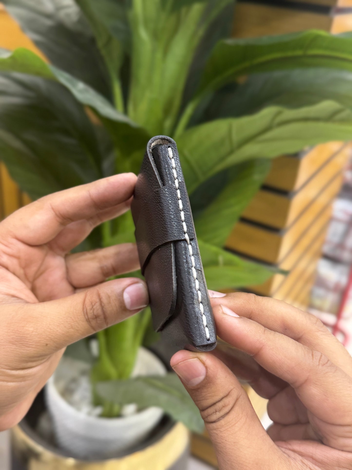 Flip Pure Leather Wallet