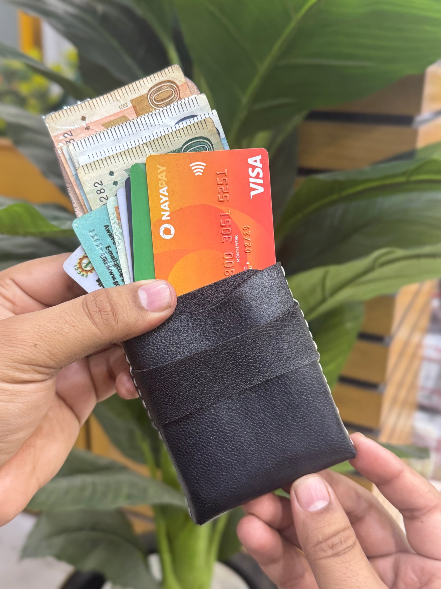 Flip Pure Leather Wallet