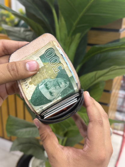 Flip Pure Leather Wallet